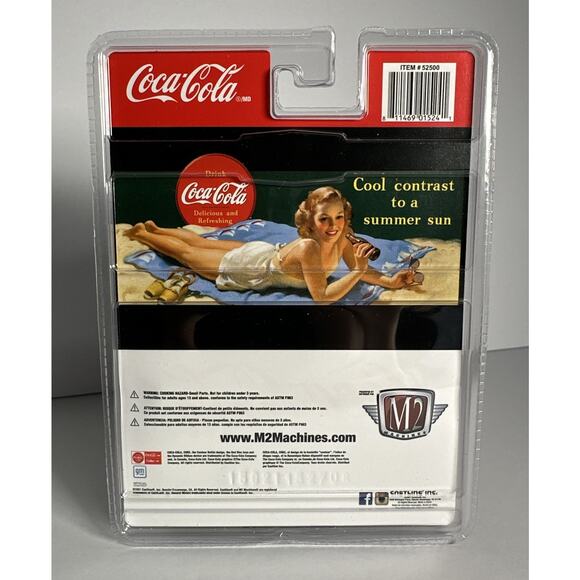 M2 Machines Coca Cola 1950 Oldsmobile 88 BB03 1:64 Diecast Limited Edition - Picture 4 of 7